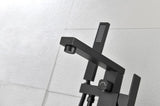 Floor Mounted Tub Faucet High Flow Freestanding Tub Filler Faucet with Handheld Shower Head and W2287P264493