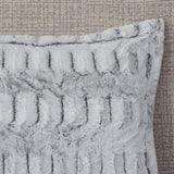 King/Cal King Back Print Long Fur Comforter Mini Set B03597195