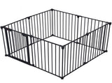 200" Adjustable Safety 8 Panels Play Yard Metal Doorways Fireplace Fence Christmas Tree Fence W206P150113