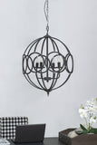 ZNTS 4 - Light Metal Chandelier, Hanging Light Fixture with Adjustable Chain for Kitchen Dining Room W2078138925