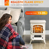 Electric Fireplace Heater LED Flame Fireplace Stove 83287538