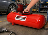 Portable 13 Gallon Air Tank, Lightweight Durable Air Compressor Tank with Pressure Gauge, Safety W465P340416