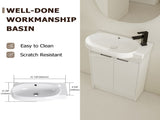 23" Freestanding Bathroom Vanity with Sink, Soft Close Doors W999P206105