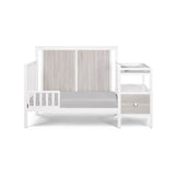 Connelly 4-in-1 Crib and Changer Combo White/Rockport Gray B022P204834