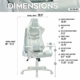 ZNTS Techni Sport TS86 Ergonomic Pastel Gaming Chair, Mint B03178832