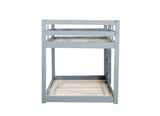 Solid Wooden , Solid Rubber Wooden Twin over Twin Loft Bed with Ladder ,Upper and Bottom Bed W504P191644