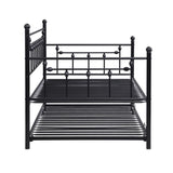 Daybed with trundle BLACK W311128174