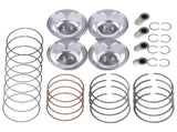 4 x Piston & Rings Kit For Kia Soul Forte Forte5 Hyundai Tucson Elantra 2.0L L4 2014-2018 43999802