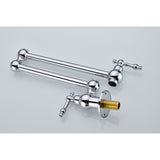 Wall Mount Folding Kitchen Pot Filler Faucet W2287P153396