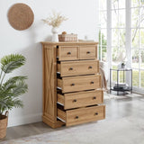 6 Drawer Dresser,6 Drawers cabinet Tall Chest Drawers Closet Organizers Storage Clothes, cabinet W2275P206605