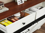 Farmhouse Double Tilt Out Trash Cabinet for 20 Gallon Trash Cans, Free Standing Recycling Cabinet W2557P237960