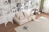 Upholstered Human Dog Bed for Adult & Pets,with 5 Adjustable Position &Massage Pillow, Bean Bag W1170P282474