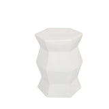 13" x 16.75" Glazed Ceramic Drum Stool - Indoor/Outdoor Side Table - Accent Garden Stool W1243P291774
