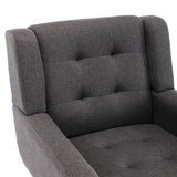 ZNTS Modern Soft Linen Material Ergonomics Accent Chair Living Room Chair Bedroom Chair Home Chair With W67634085