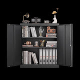 Storage Locker,File Organizer, Storage Cabinet with Door Locks and Two Adjustable Shelves, Suitable W1247P305587