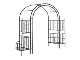 78*23*83.9 Arc Roof Double Layer Arch Courtyard Black 07528371