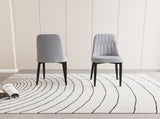 A set of 2 dining chair, modern style chair made of high-quality PU Leather fabric with thick soft 55056687