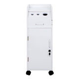 Hair Salon Storage Cart with Wheels & 3 Hair Dryer Holders & 4 Drawers & Lock & 2 Keys, Hairdressing 65337402