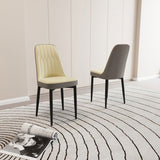 A set of 2 dining chair, modern style chair made of high-quality PU Leather fabric with thick soft W2189P168412