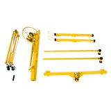 ZNTS Drywall Panel Lifter Drywall Panel hoist Panel Hoist Jack Lifter 11ft yellow color 22546369