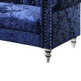Anina Blue Velvet Loveseat B201P299738