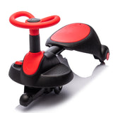 6V Kids Ride On Electric Wiggle Car,Flashing & Shock absorbing PU Wheels For Effective Floor W1578P213377