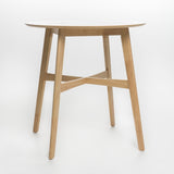 Wood Counter Height Round Dining Table, Natural Oak Finish, 35.4"D x 35.4"W x 36"H 58913.00OAK
