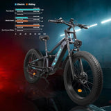 ZNTS Electric Bike 1000W Motor Fat Tire 26x4 Mountain Bike[Unable to ship on weekends, please place 53963199