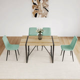 Dining Chair Set of 4,Modern Kitchen Dining Room Chairs,Upholstered Dining Accent Chairs in linen 94181834