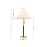 Two Tone Pull-chain Table Lamp B035122355