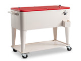 80QT 87.5*38.5*91cm Rectangular Plastic Box Iron Leg Tube Freezer Insulation 89582455