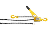 Lever Chain Hoist 1 1/2 Ton 3300LBS Capacity 20 FT Chain Come Along with Heavy Duty Hooks Ratchet 55304435