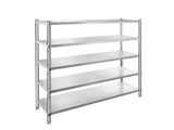 Stainless Steel Shelving, 60 x 18.5 Inch 5 Tier Adjustable Shelf, 330 lb Per Shelf Capacity 24132159