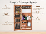 no provide self pick-up.Solid Wood Jewelry Armoire Organizer Cabinet with Full-Length Mirror, 07836754