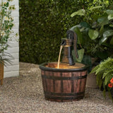 26.5" High Hand Crafted Weather Resistant Floor Fountain with Light 71775.00BRN