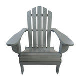 Outdoor or indoor Wood Adirondack chair, foldable, grey W49591472