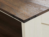 Coffee Table Farmhouse Coffee Table with Storage Rustic Wood Cocktail Table,Square Coffee Table for W2393P168728