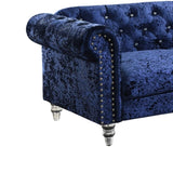 Anina Blue Velvet Loveseat B201P299738