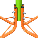 XSS004 outdoor playground four seats seesaw kids 360 degree rotating sturdy plastic seat seesaw W171194409