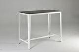 Farmhouse Style Minimalist Counter Height Table In Brown/ White B091P184054
