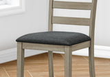 Dining Chair, 44" Height, Counter Height, Dining Room, Kitchen, Set Of 2, Upholstered, Side, B2710P287013