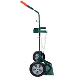 440lbs capacity Cylinder Cart,WELDING CYLINDER HAND TRUCK,Large Dual Oxygen Tank Cart Dolly With W465P175687