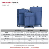 Oxford cloth suitcase Dark blue W2710P242519