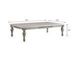 Pelumi Platinum Finish Coffee Table B2726P468877