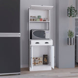 White 2-Cabinet Kitchen Pantry B062P175030