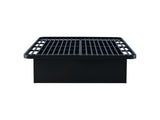Modern Style Heavy Duty Cal King Size Bed base Frame made with Metal in Black B009P244676