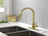 Single Handle High Arc Pull Out Kitchen Faucet,Single Level Stainless Steel Kitchen Sink Faucets 25914519