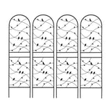 4 Pack Metal Garden Trellis 71" x 19.7" Rustproof Trellis for Climbing Plants Outdoor Flower Support W1586P268006