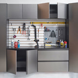 Astro Series 32 in. W x 28 in. H x 20 in. D Metal Wall Mounted Base Door Storage Cabinet B040P285916