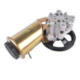Power Steering Pump w/Pulley Reservoir Replacement for Toyota Echo Yaris L4 1.5L 44310-52090 22002857
